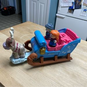 Little people Frozen sleigh